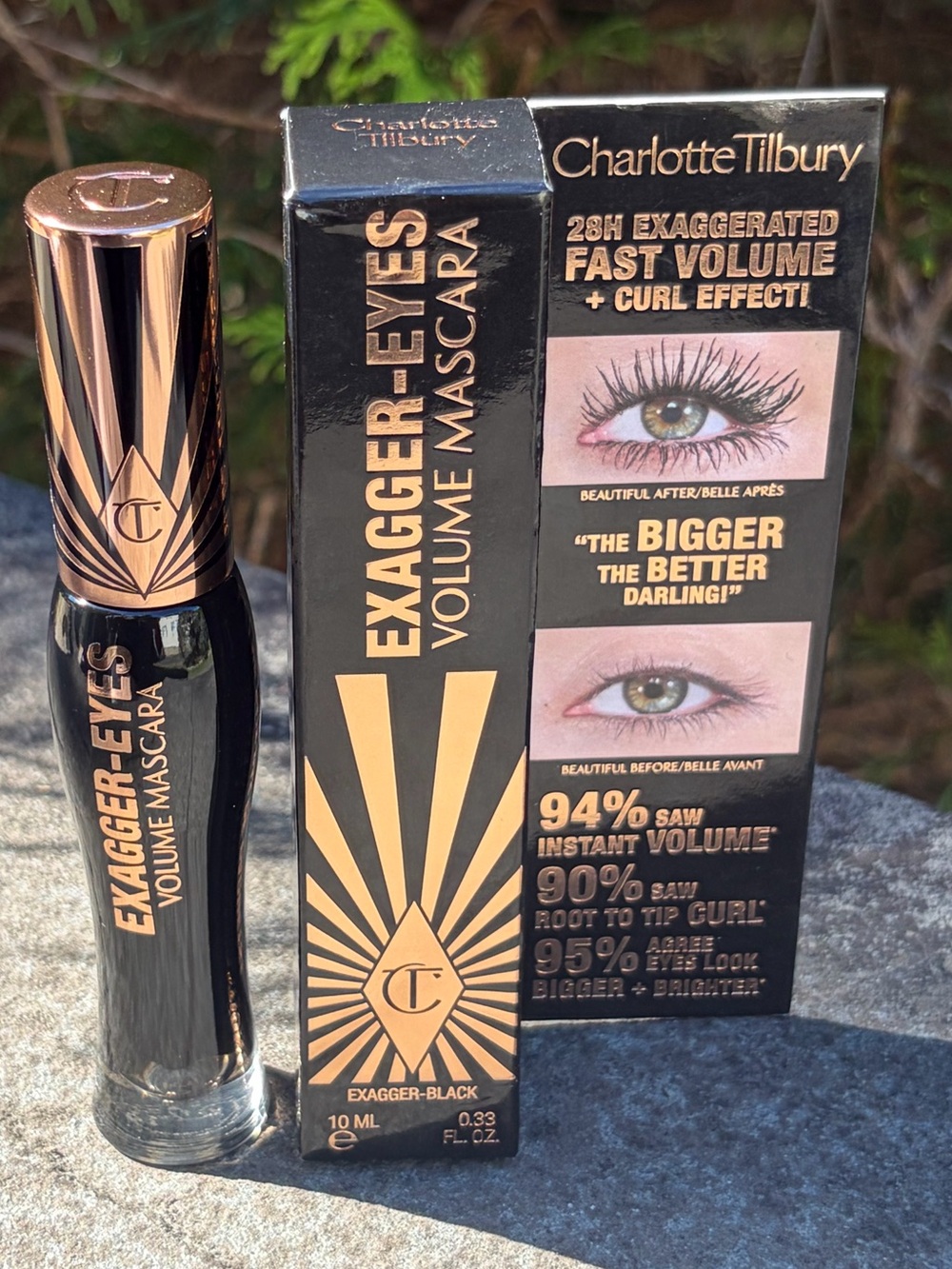 Charlotte Tilbury Exagger-Eyes Volume Mascara — Black (Full Size)